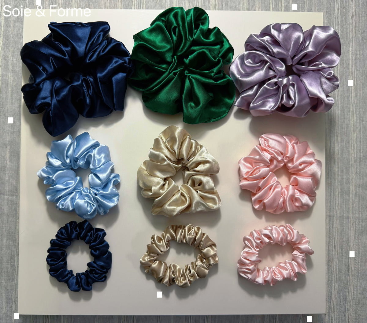 100% Mulberry Silk Scrunchie — Large Size