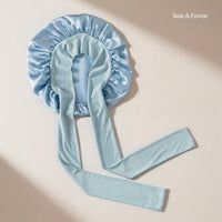 100% Mulberry Silk Sleep Bonnet — Long Ties