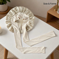 100% Mulberry Silk Sleep Bonnet — Long Ties