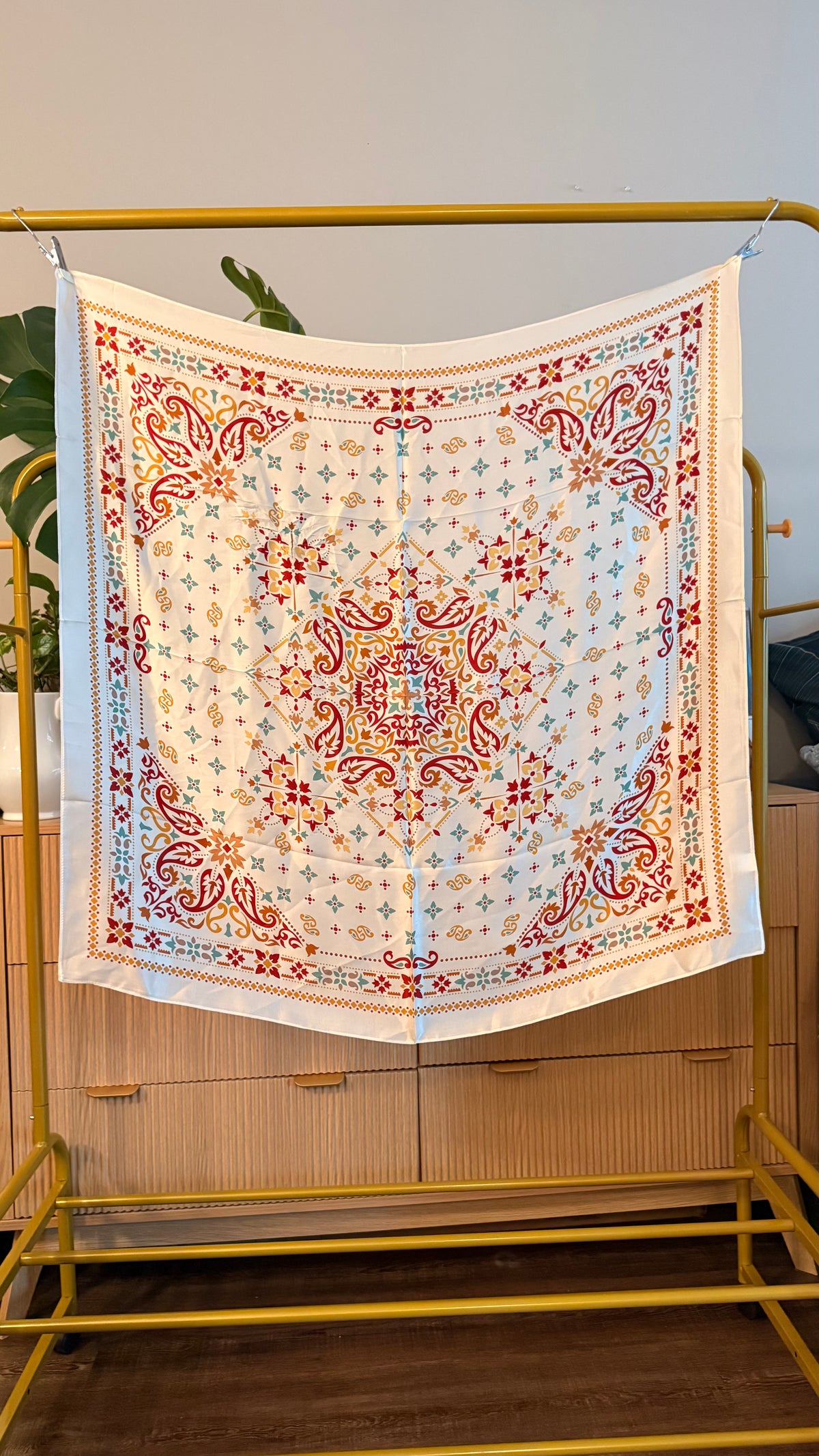 Bandana Silk Scarf — Spice